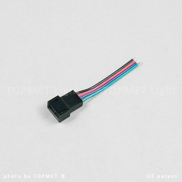 Picture of LED RGB cable with socket 4 x 0,5; L-50; MIKRO4
