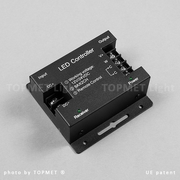 Picture of LED 2 channel warm-cold receiver 12V/24VDC; 144W/288W