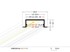 Picture of LED profile VARIO30-06 ACDE-9/U9 1000 white painted, Picture 2