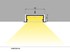 Picture of LED profile VARIO30-06 ACDE-9/U9 2000 white painted, Picture 2